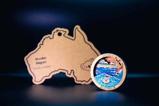 3D Wooden Magnet - Bondi Beach