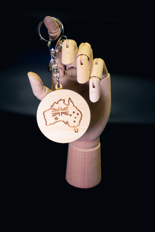 3D Wooden Keyring - Bondi Beach