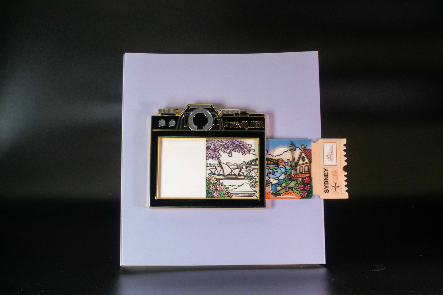 Magic Pull Magnet - Quokka & Aussie Blue Jacaranda