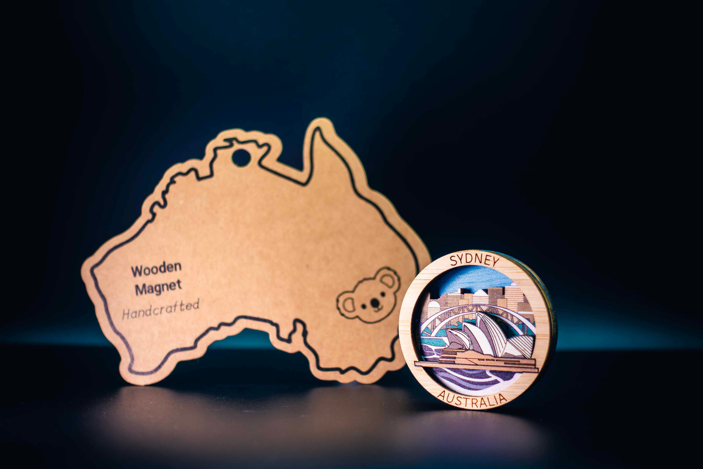 3D Wooden Magnet- Sydney