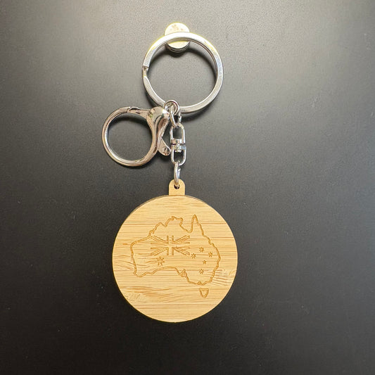 3D Wooden Keyring - Bondi Beach
