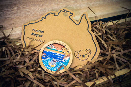 3D Wooden Magnet - Bondi Beach