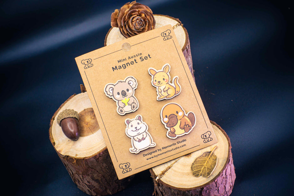 Mini Aussie Magnet Set – Mementostudio