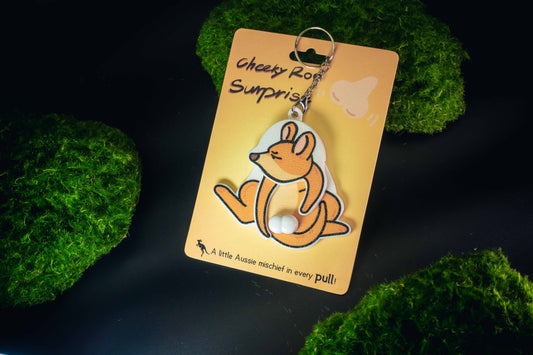 Cheeky roo Suprise Keychain