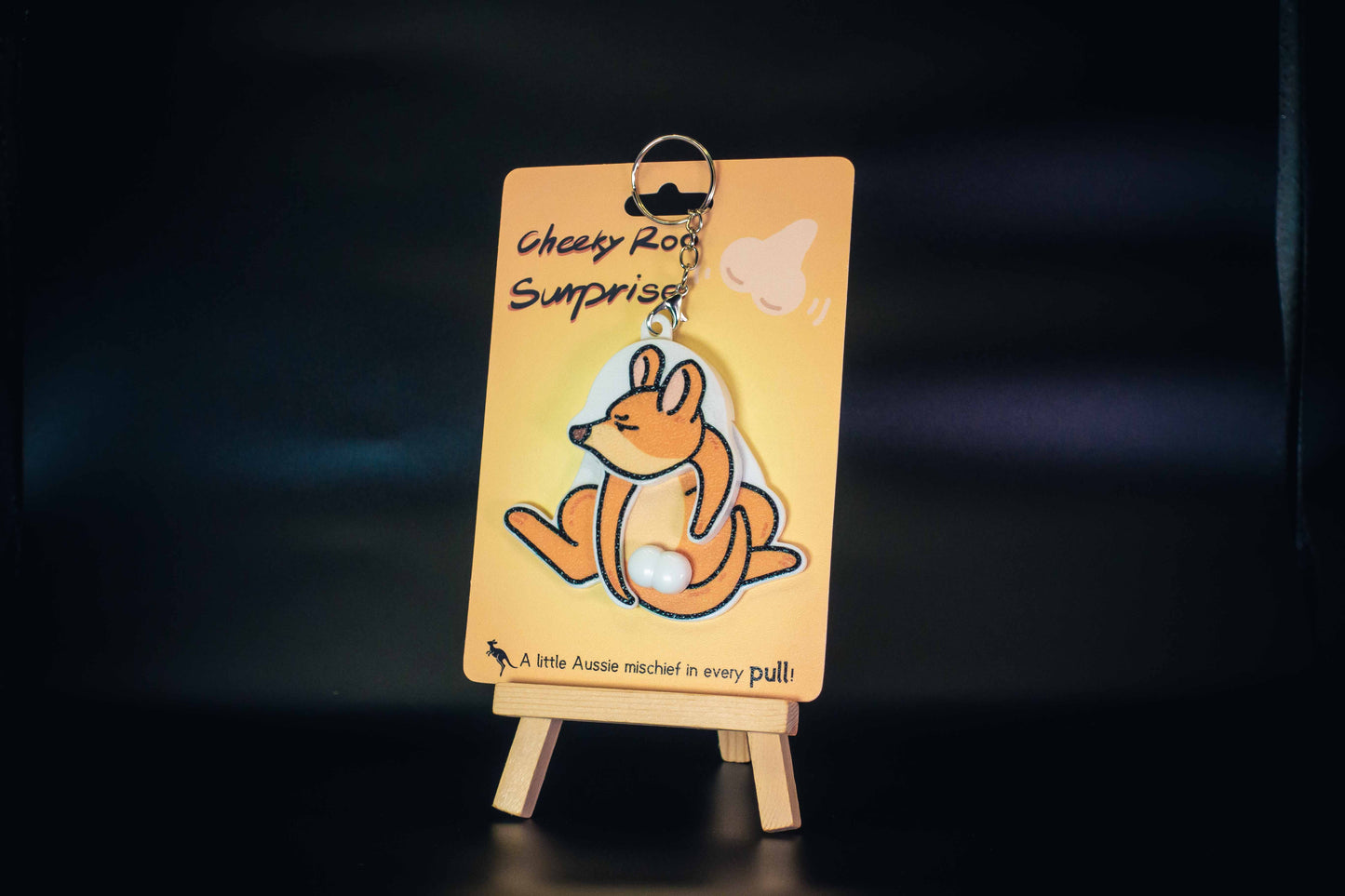 Cheeky roo Suprise Keychain