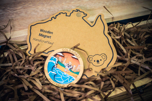 3D Wooden Magent - Gold Coast