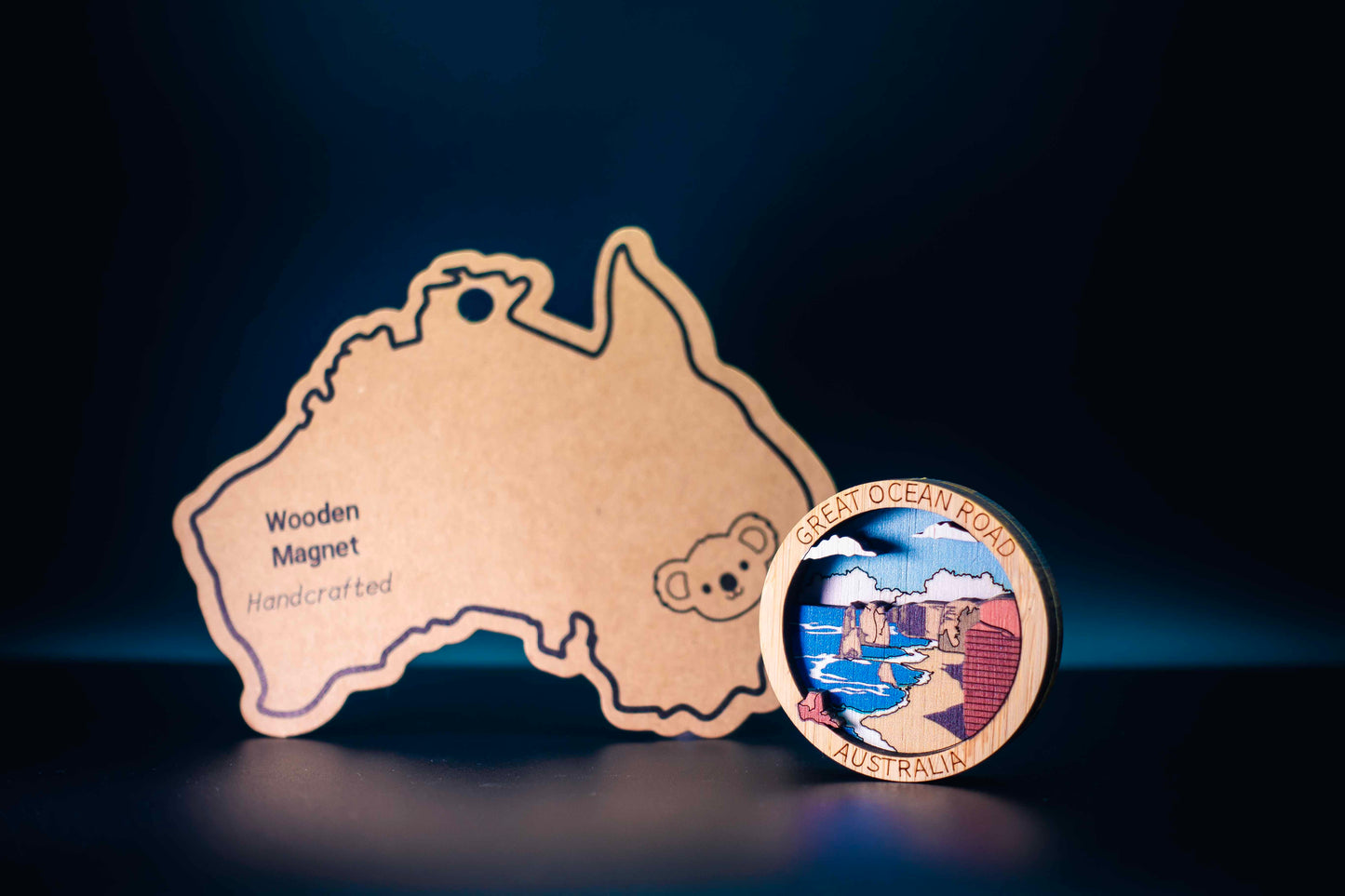 3D Wooden Magnet - Great Ocean Road