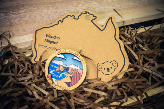 3D Wooden Magnet - Great Ocean Road