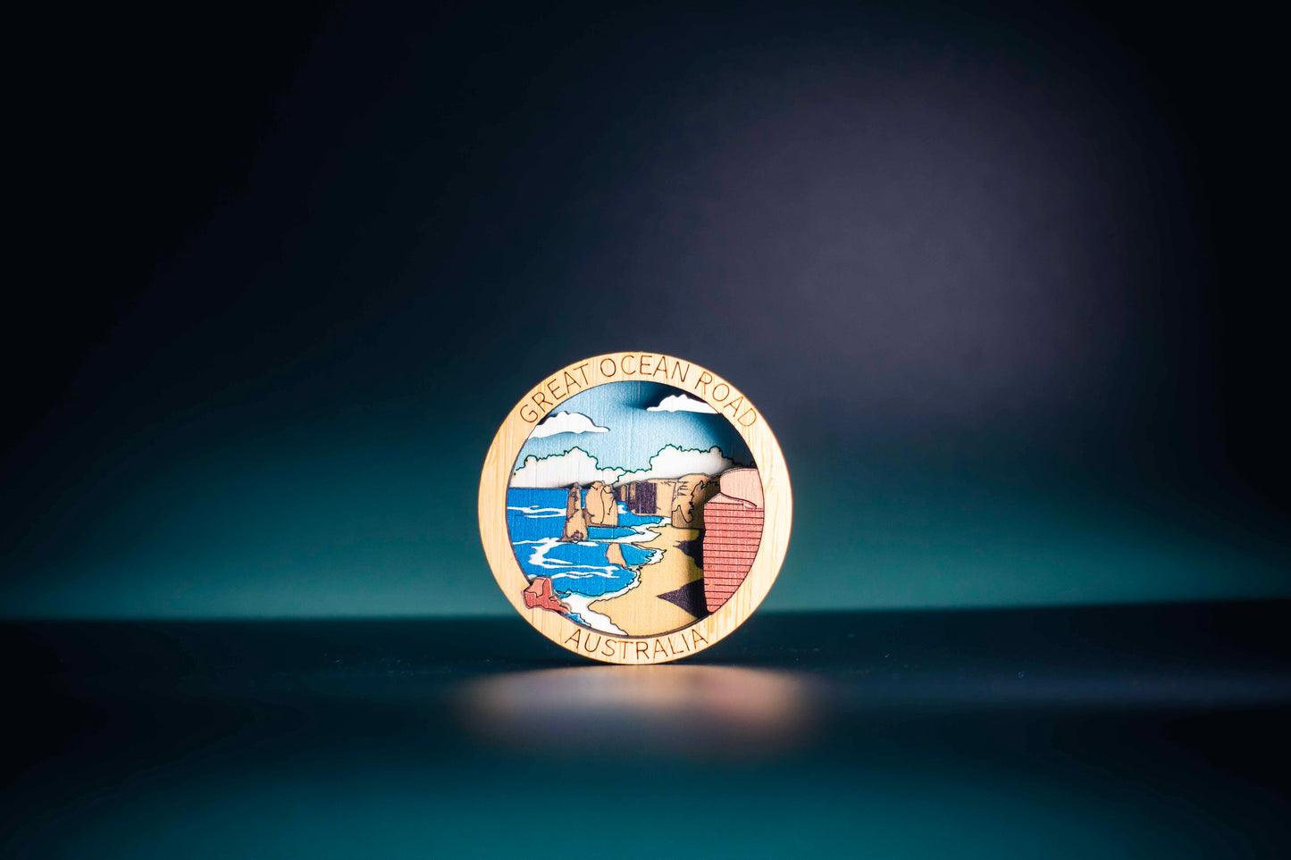 3D Wooden Magnet - Great Ocean Road