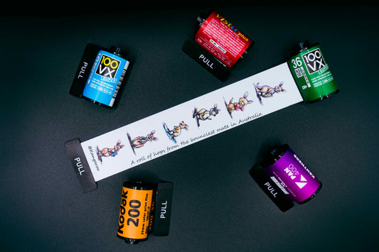 Retro Film Roll Magnet - Kangaroo