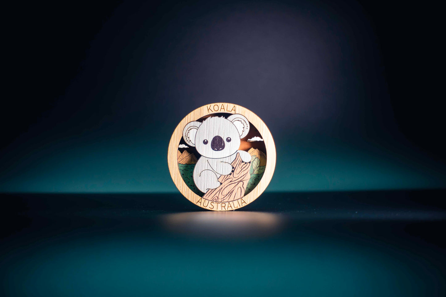 3D Wooden Magnet - Koala