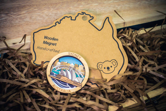 3D Wooden Magnet- Sydney